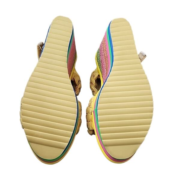 Ruilian Rainbow Platform Wedge Sandals, EU43 - Picture 7 of 7